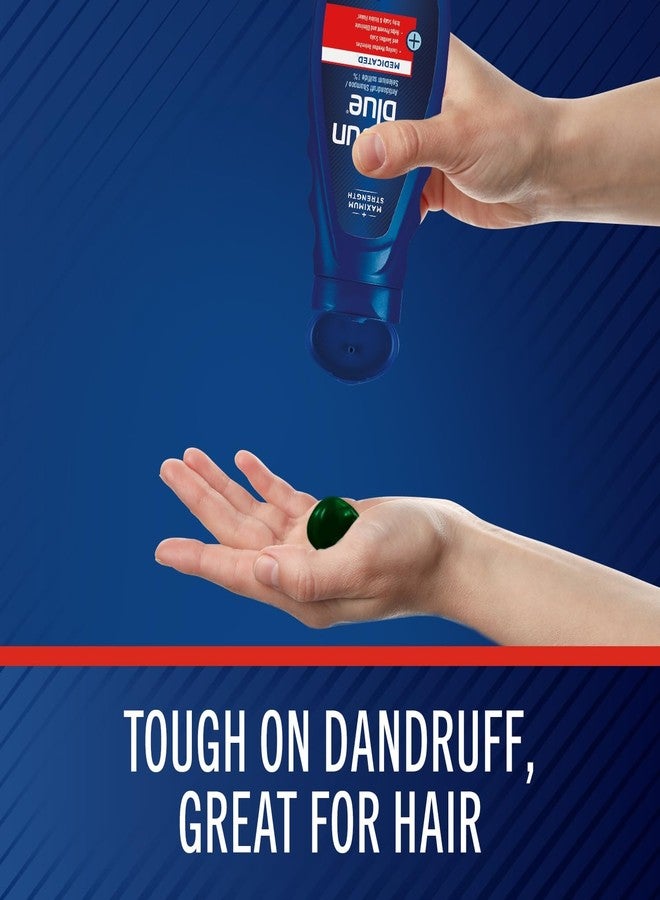 Selsun Blue Medicated Anti-dandruff Shampoo with Menthol, 11 fl. oz., Maximum Strength, Selenium Sulfide 1% (Pack of 2) - Image 4